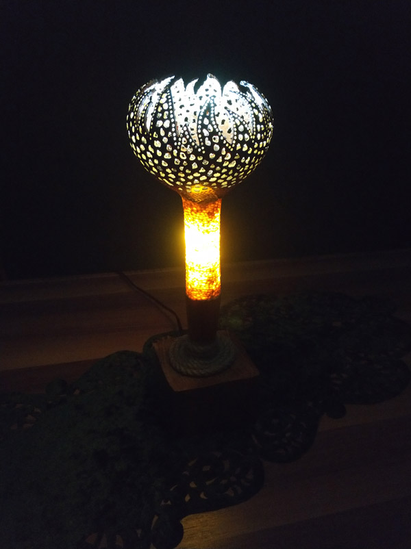 led ışıklı dekor lamba