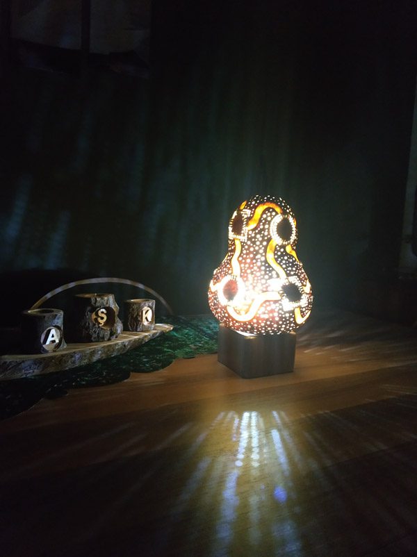 su kabağı ışıklı dekoratif led gece tasarım model lambalar