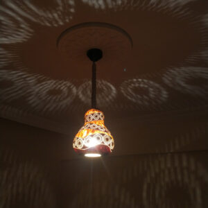 su kabağı ışıklı dekoratif led gece sarkıt avize lamba model tasarım