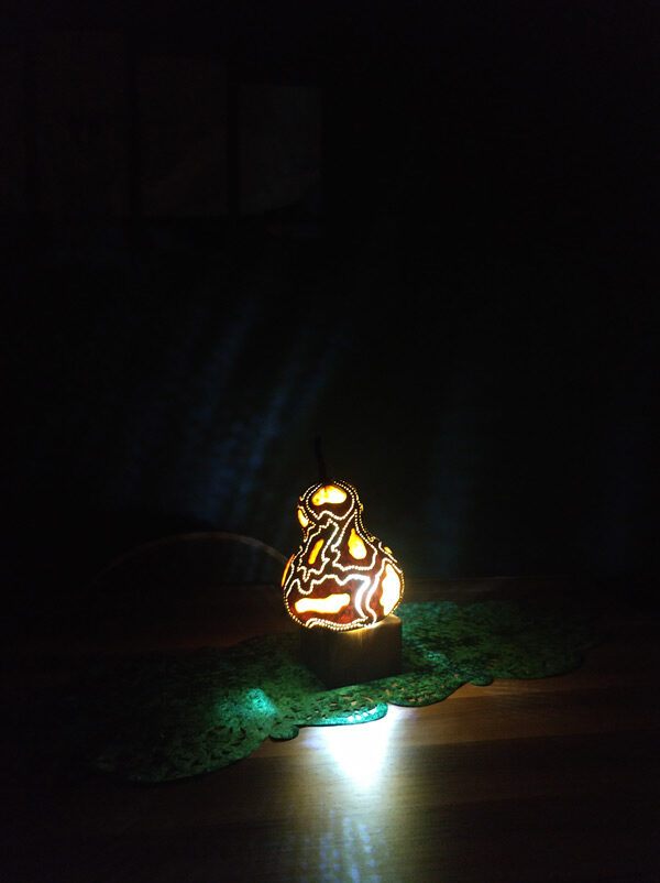 dekoratif led ışıklı gece masa lambası