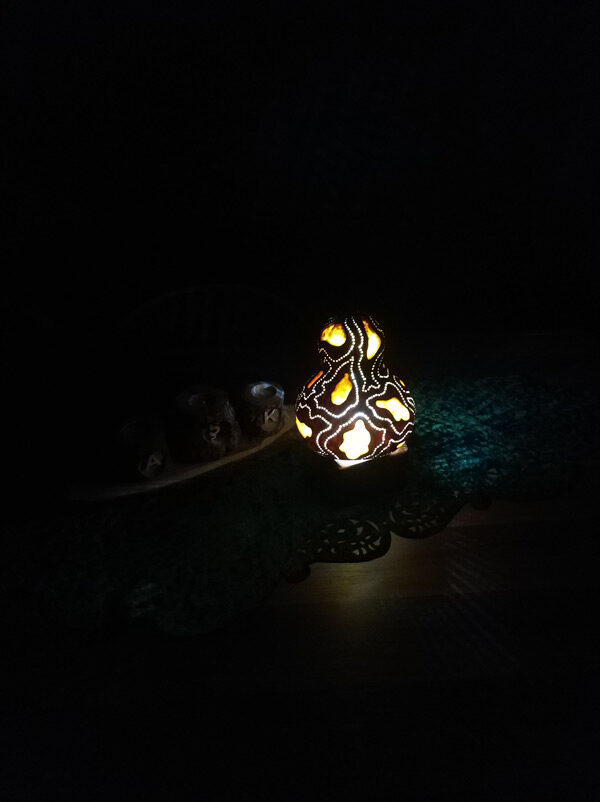ledli dekoratif gece lambası