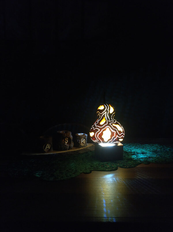 ışıklı tasarım dekoratif ledli gece lambası