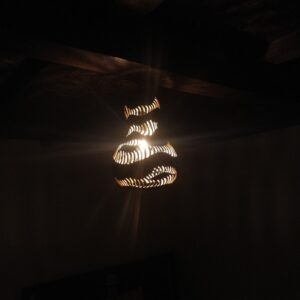 sarkıt tavan zebra desen model hediye lamba